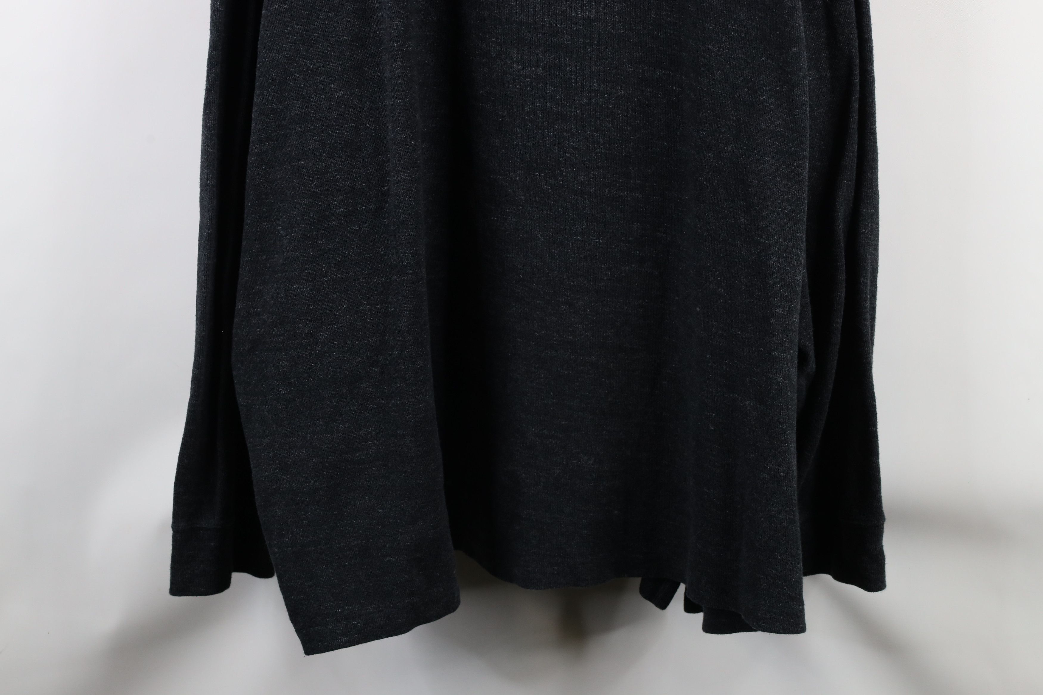 Ralph Lauren × Vintage Ralph Lauren Rib Ribbed Knit Half Zip Sweater Dark Gray Size US XXL / EU 58 / 5 - 3 Thumbnail