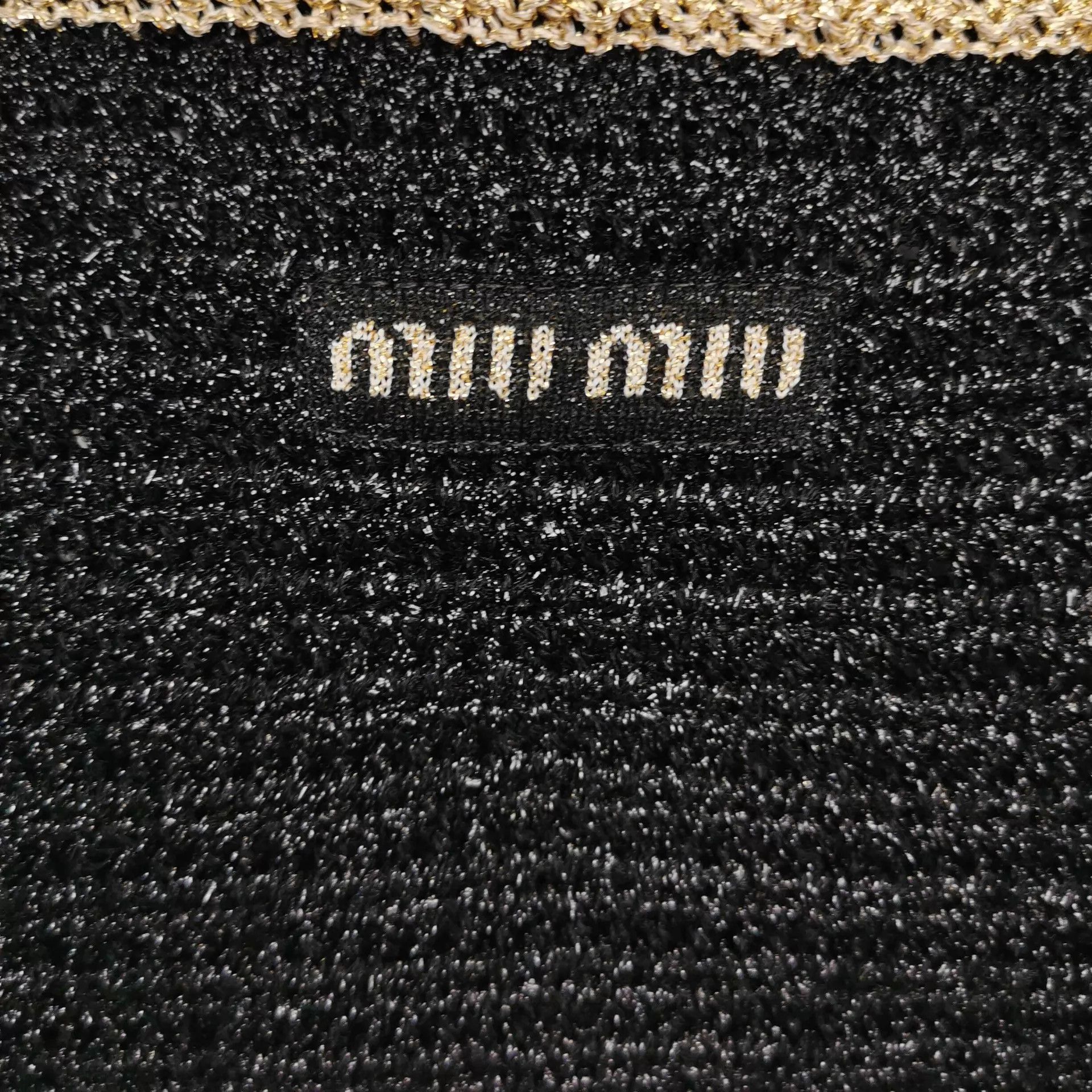 Miu Miu MIU MIU Black & Gold Chanel-Inspired Jacket Women's Size XS / US 0-2 / IT 36-38 - 6 Thumbnail