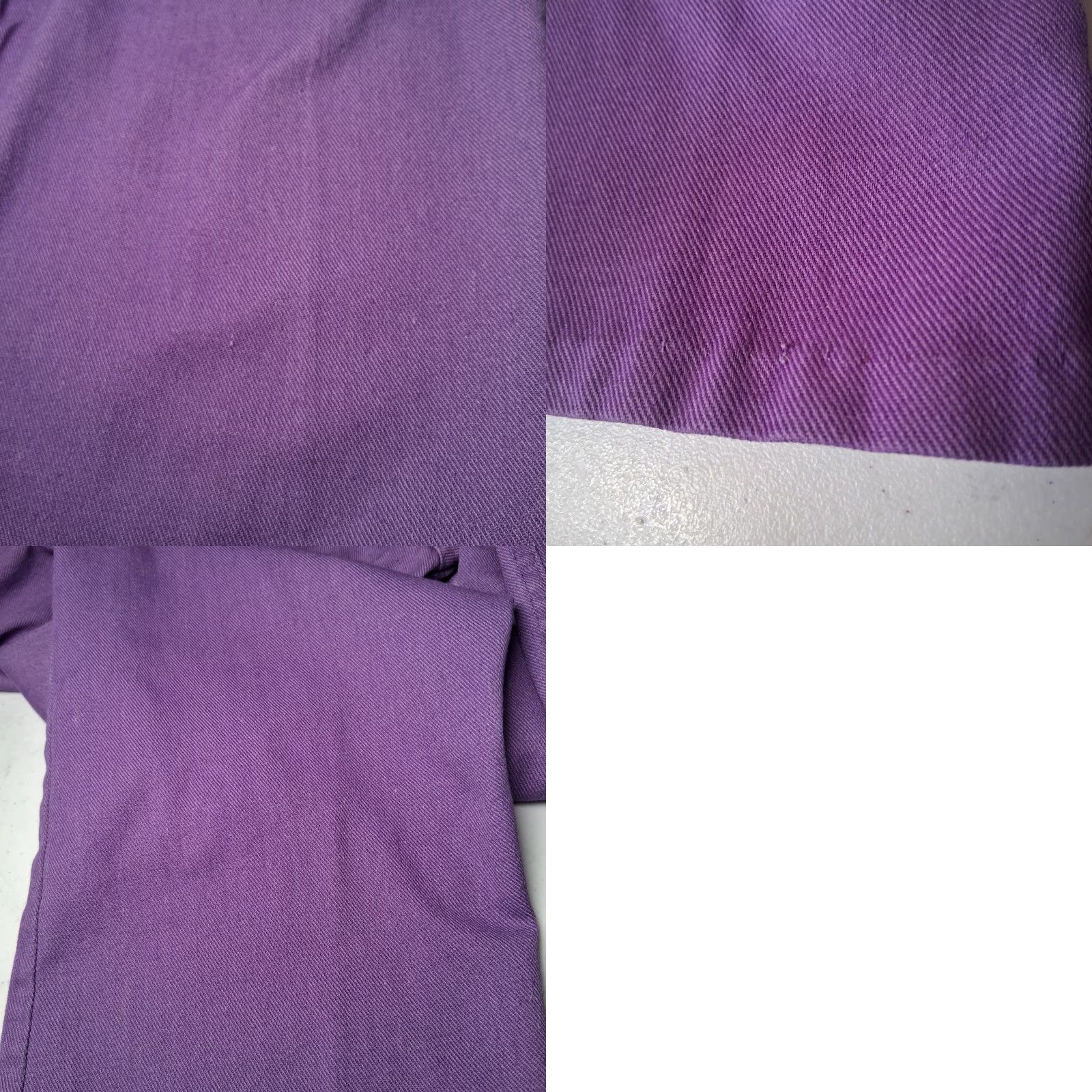 Vintage VINTAGE L'Abeille Sport by Beeline Pants 23x27 Purple Pleated Drop Waist Womens Stretch 1980s 1990s Retro Size 32" / US 10 / IT 46 - 10 Thumbnail