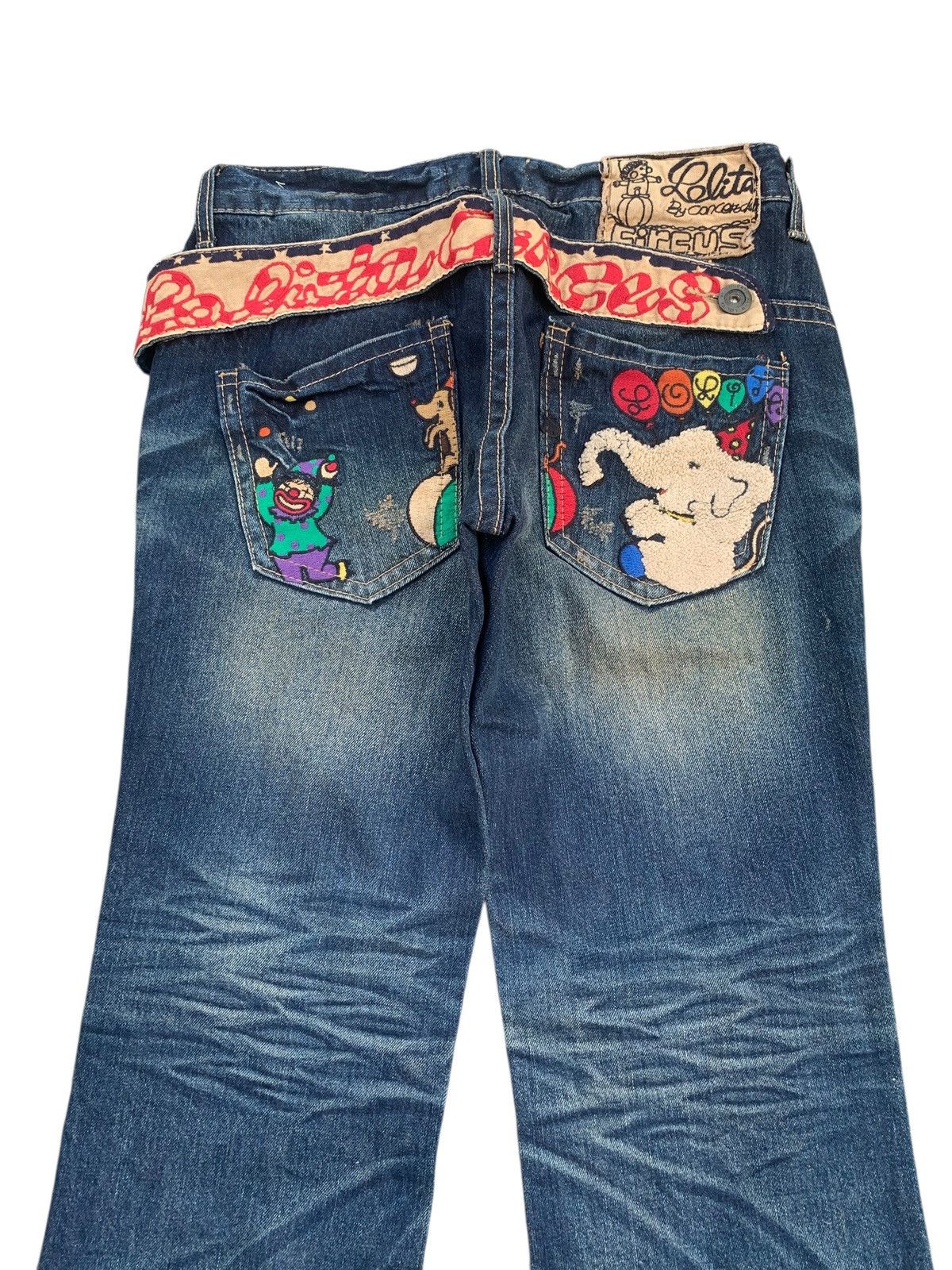 14th Addiction RARE💥 Yoshitomo Nara Lolita Circus Rusty Japanese Denim Size US 30 / EU 46 - 7 Thumbnail