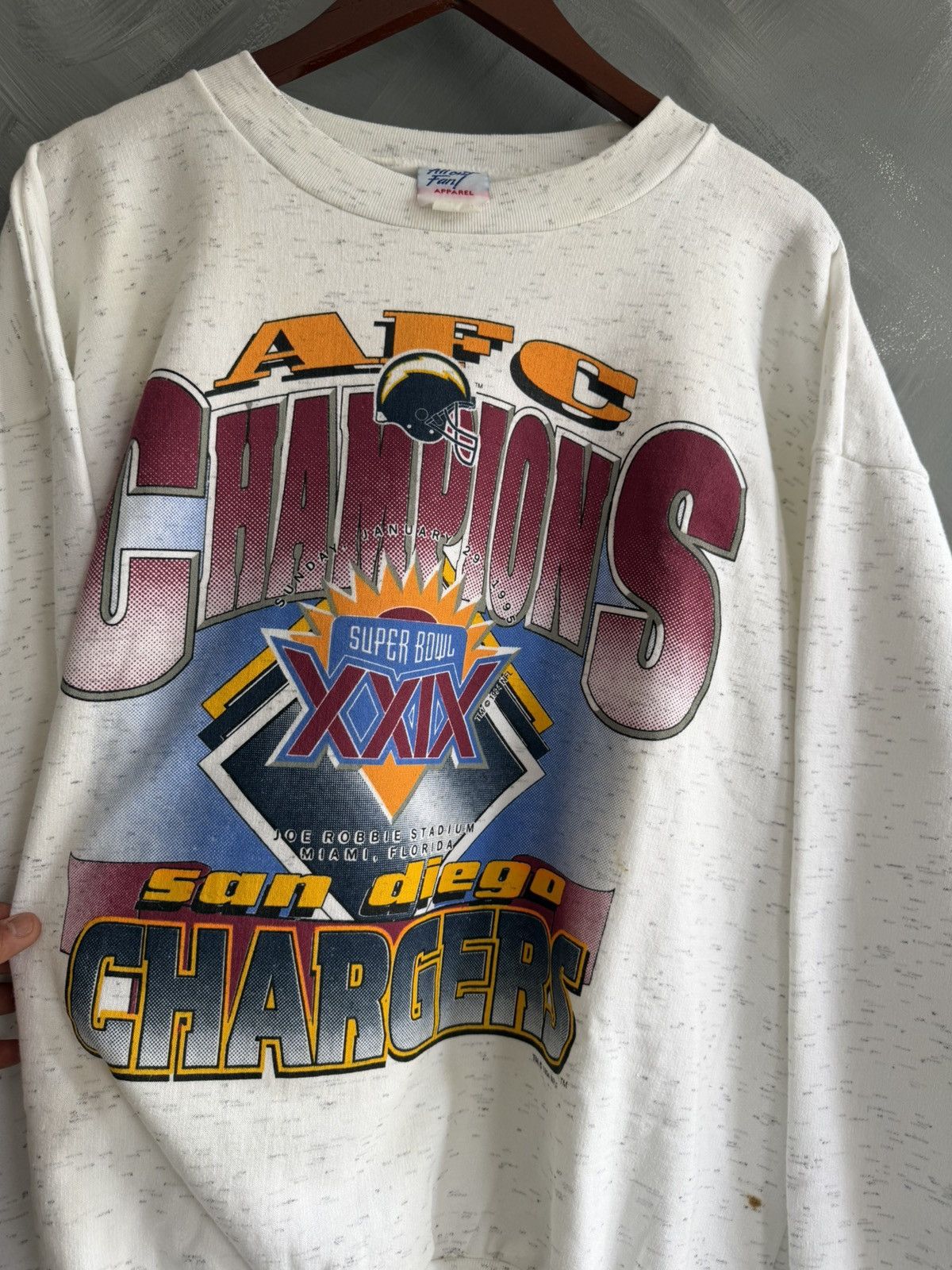 NFL Vintage Chargers NFL Crewneck Size US XL / EU 56 / 4 - 4 Thumbnail