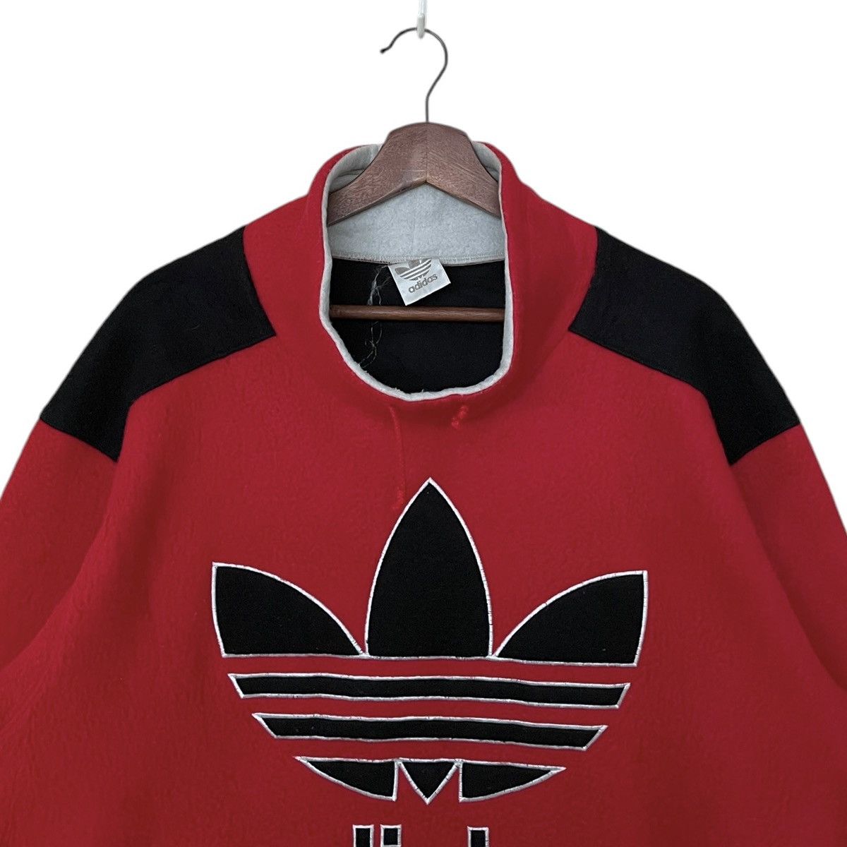 Adidas × Descente × Vintage Vintage Brand Adidas Descente Big Logo Sweatshirt 1990s Size US M / EU 48-50 / 2 - 3 Thumbnail