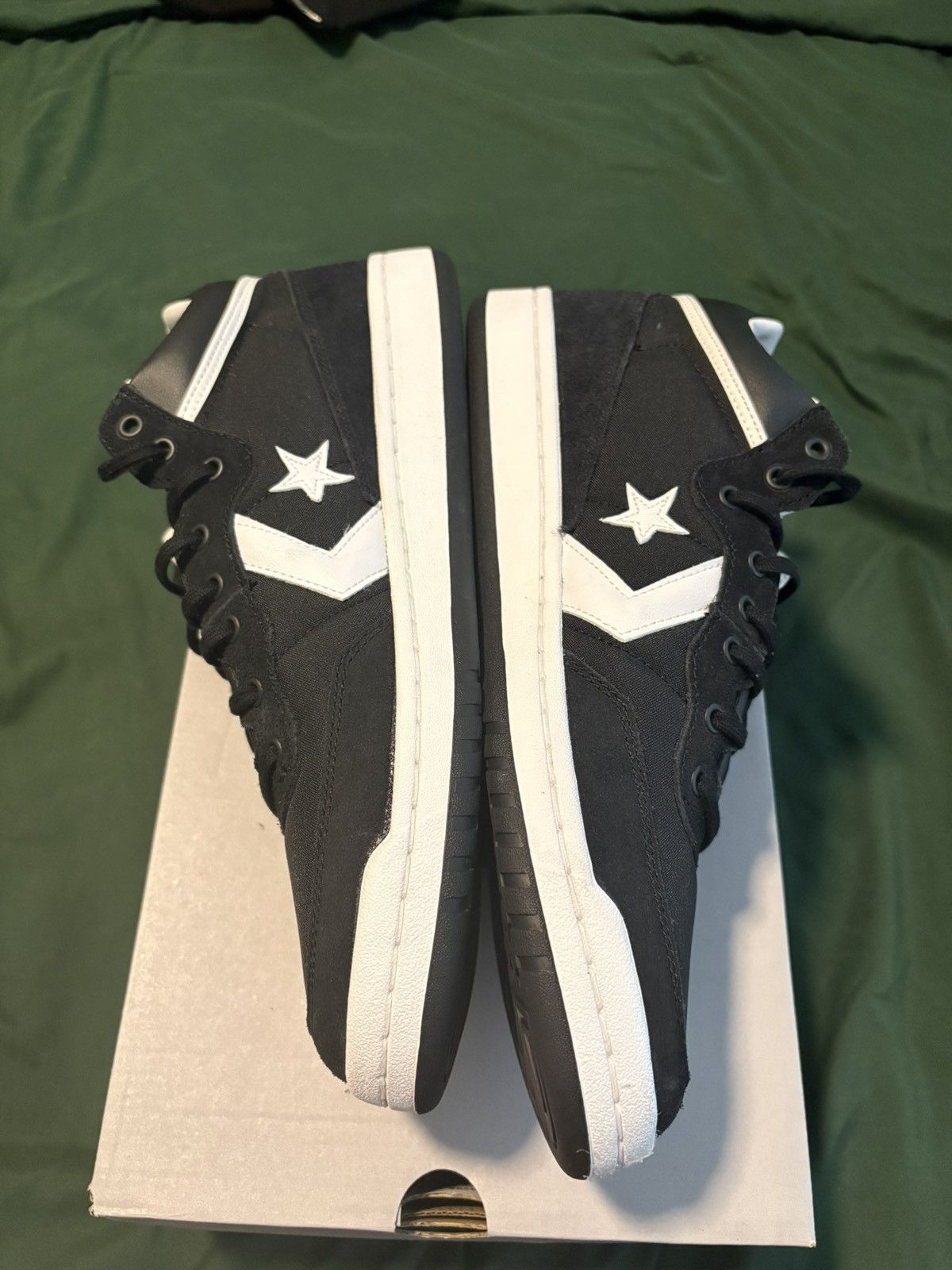 Converse Converse Fastbreak Pro Mid Black/White Size 11.5 Size US 11.5 / EU 44-45 - 9 Thumbnail