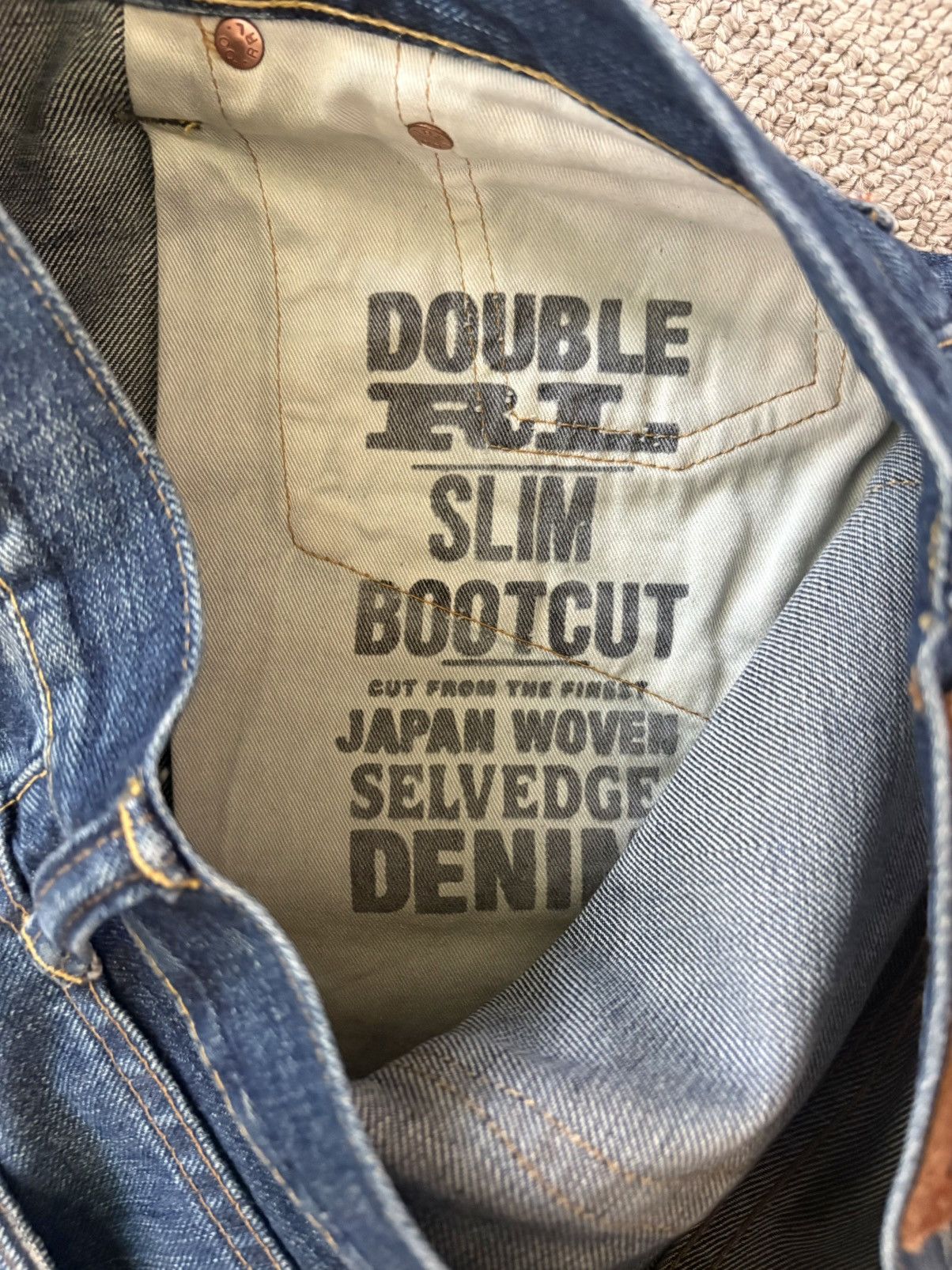 RRL Ralph Lauren Slim boot cut selvedge jeans Size US 32 / EU 48 - 9 Thumbnail