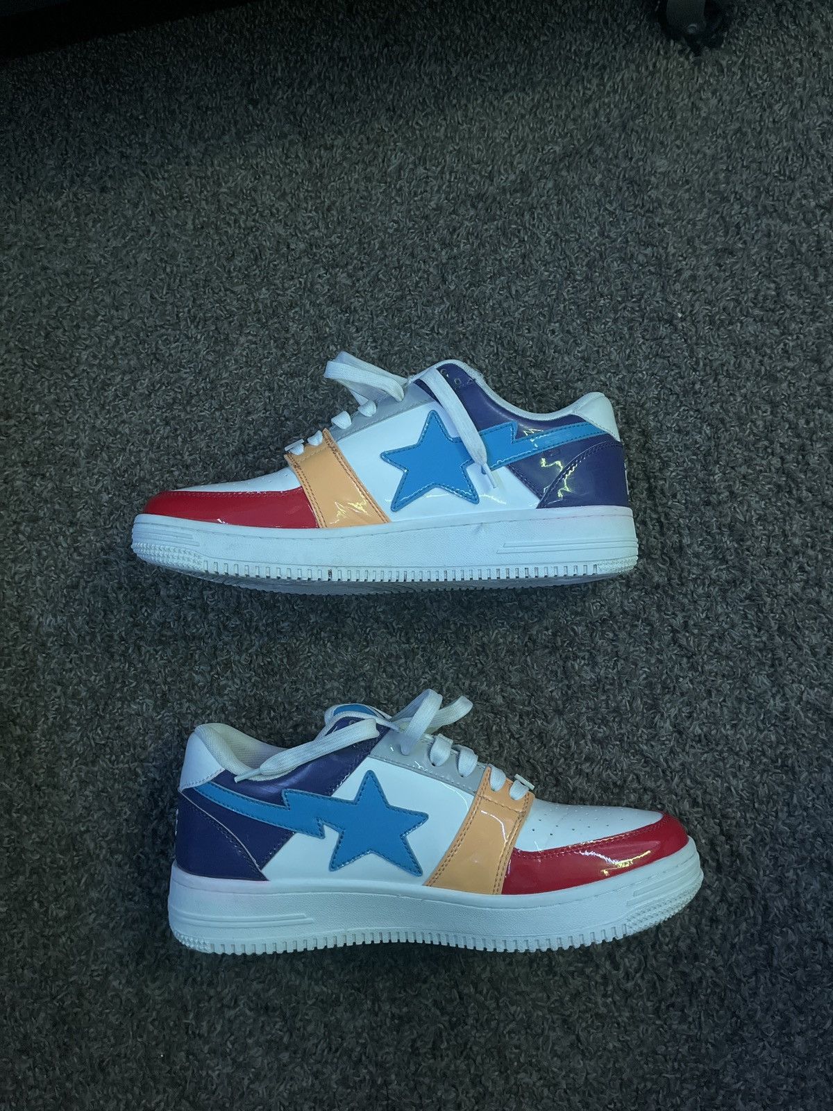 Bape Bapesta Low M2 Crazy Muliticolor Size US 11 / EU 44 - 2 Thumbnail