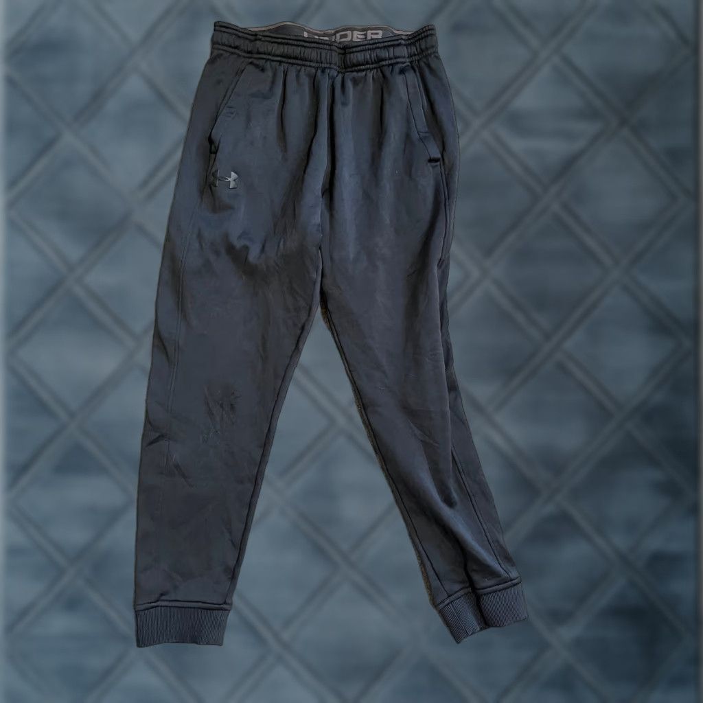 Under Armour Under Armour ColdGear Sweatpants Men’s M Black Pants Regular Size Medium Gym & Training Floorwear Size US 31 - 1 Thumbnail