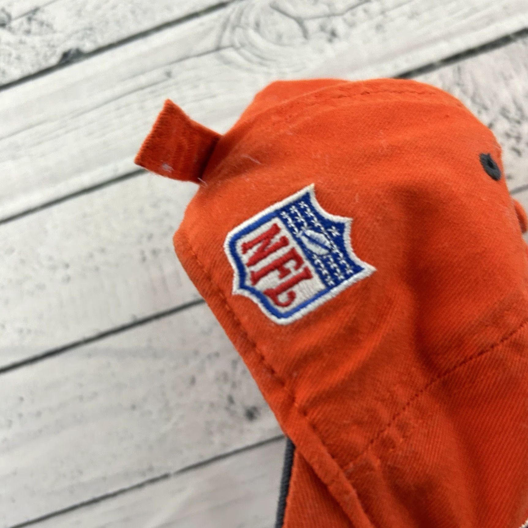 Reebok Reebok Denver Broncos Script Adjustable Dad Hat Men's Orange Size ONE SIZE - 3 Thumbnail