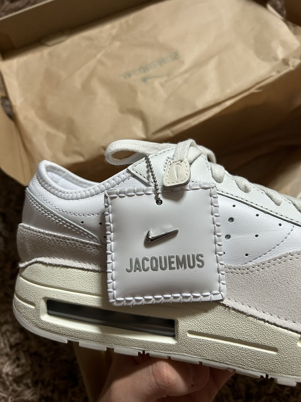 Jacquemus × Nike Nike x Jacquemus Air Max 1 ‘86 Size US 9.5 / EU 42-43 - 3 Thumbnail