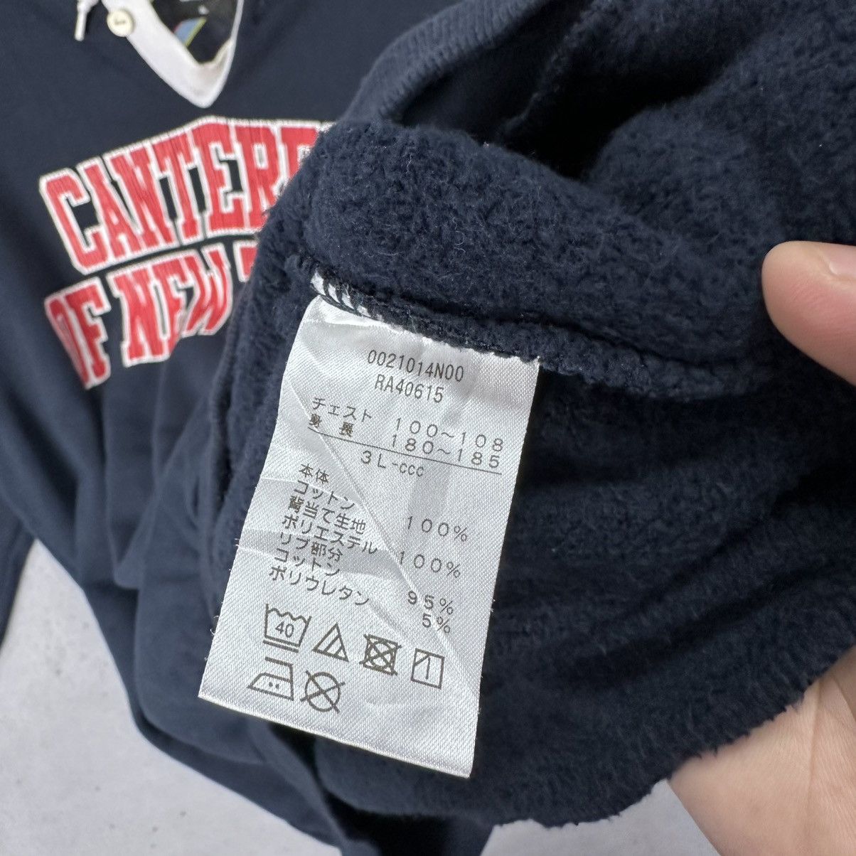 Canterbury of New Zealand Canterbury of New Zealand Hoodie Navy Y2K Era Japan Market Size US XL / EU 56 / 4 - 4 Thumbnail