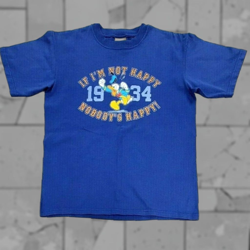 Disney VINTAGE Disney store Donald Duck T Shirt Mens XS? (Error) Size US M / EU 48-50 / 2 - 1 Thumbnail