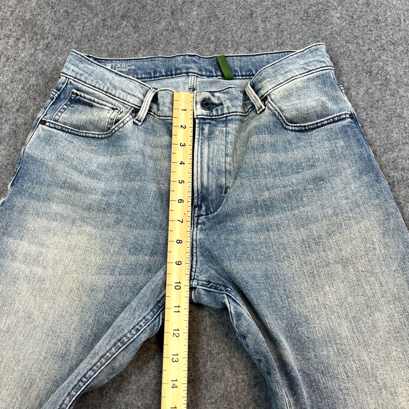 G-Star G-Star Womens Jeans Boyfriend Arc Tapered 27 34 UK 8 Light Blue Wash Y2K Regular Rise 5-Pocket Denim Jeans Womens Size 30" / US 8 / IT 44 - 6 Thumbnail