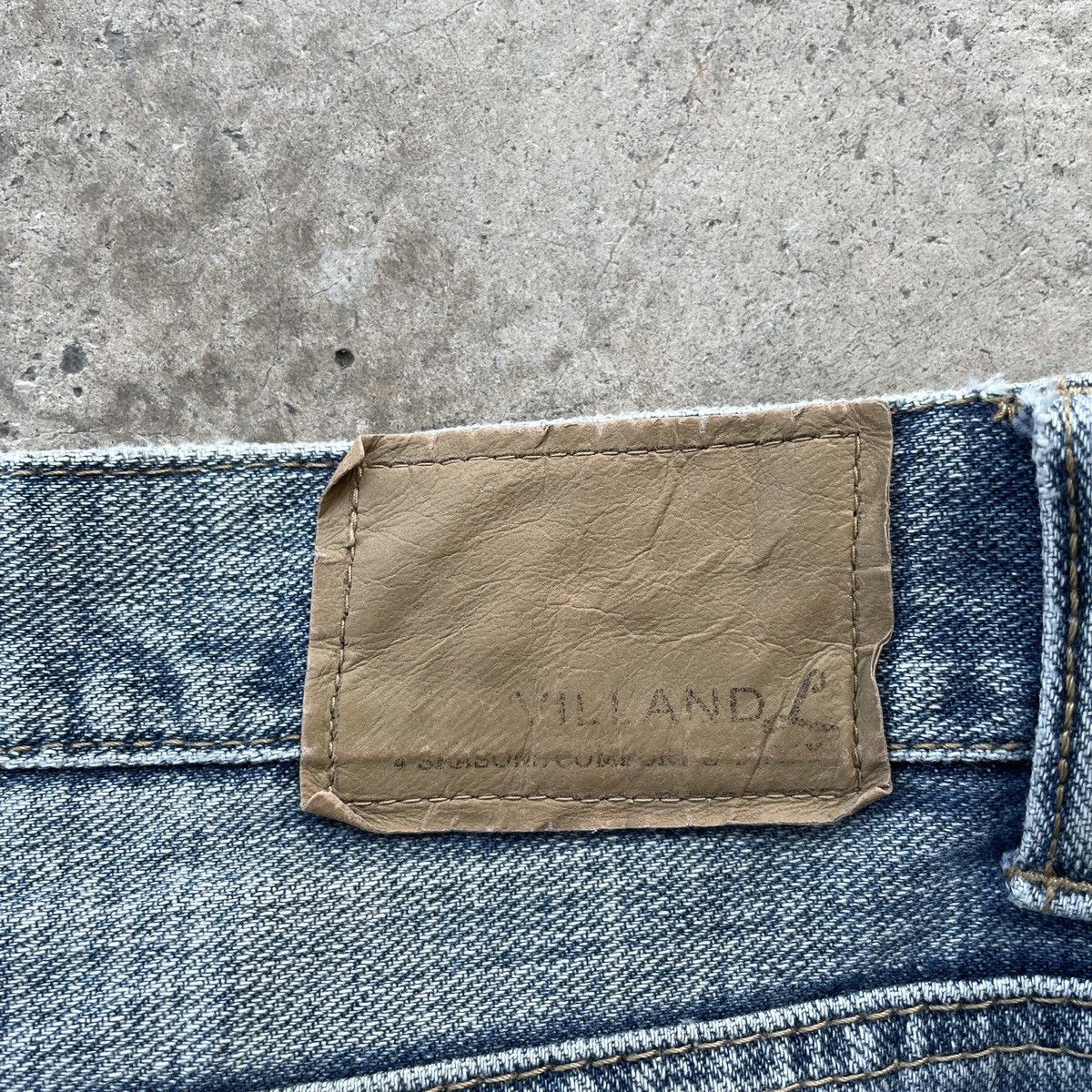Japanese Brand Vintage Villand Japan Faded Distressed Denim Jeans Pants W36 Size US 36 / EU 52 - 8 Thumbnail
