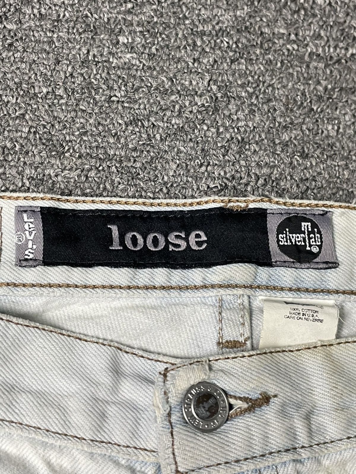 Levi's Vintage Levis Custom Print Denim Jeans (74) Size US 35 - 10 Thumbnail