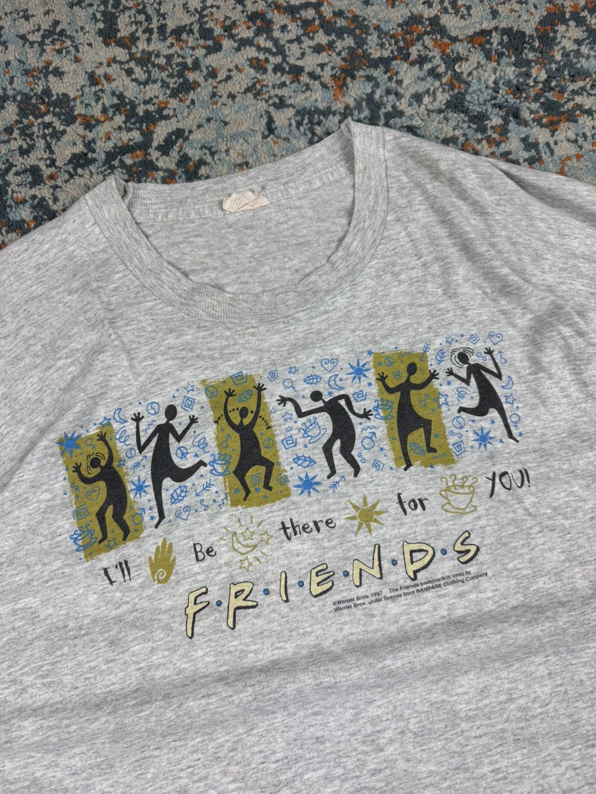 Vintage Vintage 1997 Friends tv series movie promo tee Size US XL / EU 56 / 4 - 4 Thumbnail