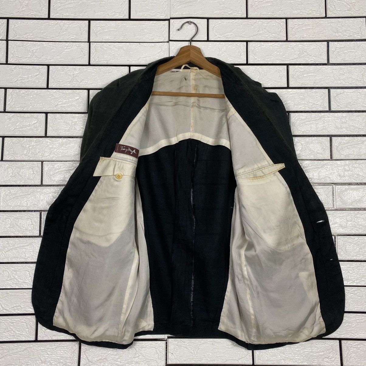 Thierry Mugler 🔥DISTRESSED RUNWAY STYLE JACKET DOUBLE BREAST THIERRY MUGLER Size US S / EU 44-46 / 1 - 13 Thumbnail