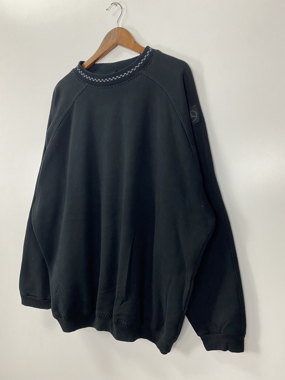 Mercedes-Benz × Vintage Vintage Mercedes benz black sweater Size US XL / EU 56 / 4 - 4 Thumbnail