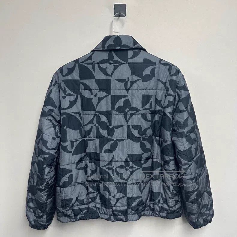 Louis Vuitton Louis Vuitton Grey geometric full-print cotton jacket Size US L / EU 52-54 / 3 - 2 Thumbnail