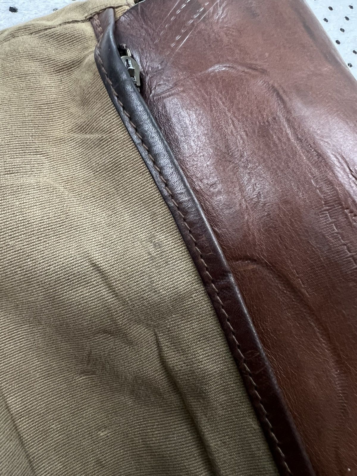 Japanese Brand Genten Canvas/Leather Crossbody Bag Size ONE SIZE - 18 Thumbnail