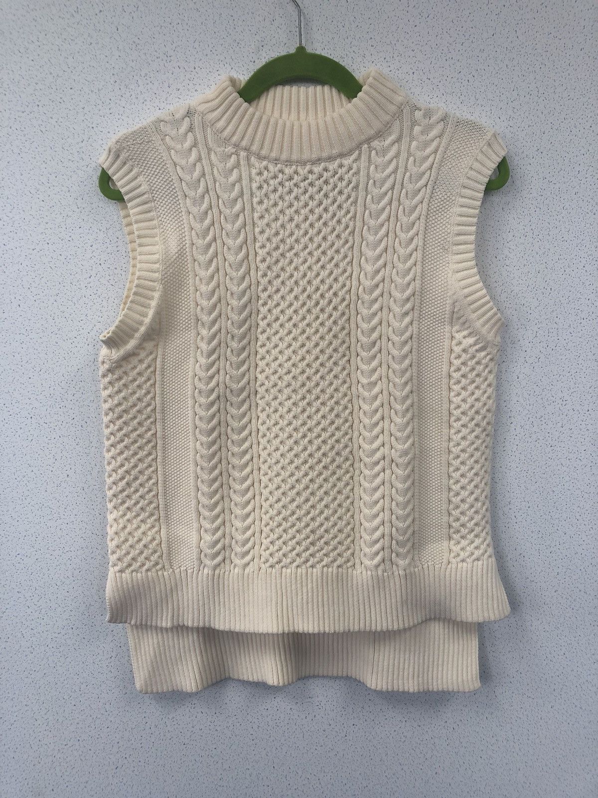 Aran Isles Knitwear Vintage Fila Cable Knit Vest – White Lane Edition Size US M / EU 48-50 / 2 - 2 Thumbnail