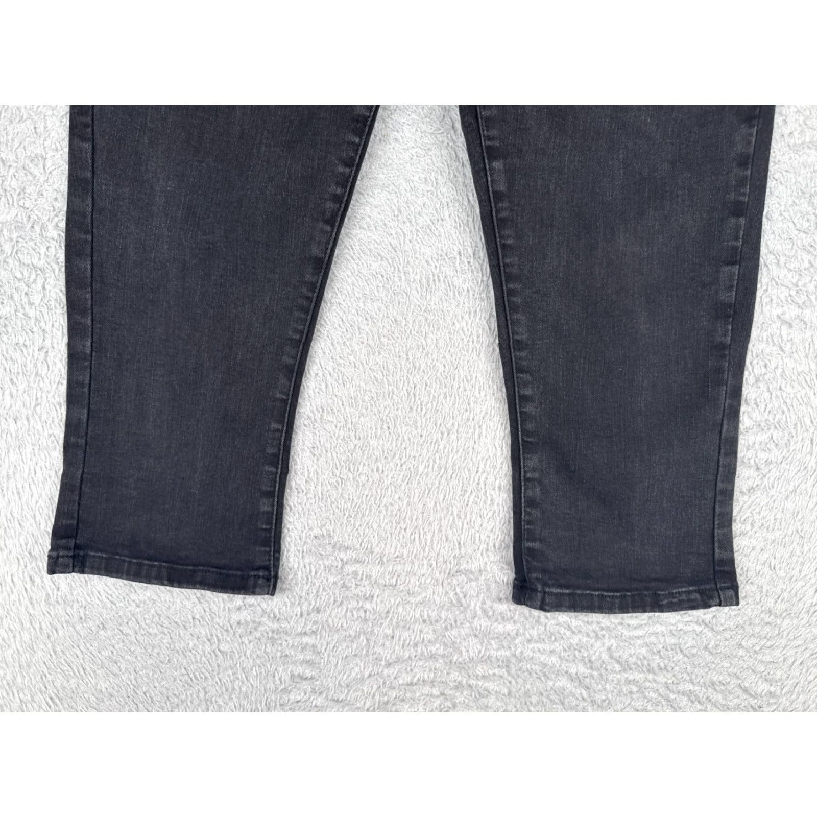 Vintage Judy Blue Jeans Capri Crop Mid Rise 30x19 Black Denim Cotton Blend 9 Juniors Size 30" / US 8 / IT 44 - 2 Thumbnail