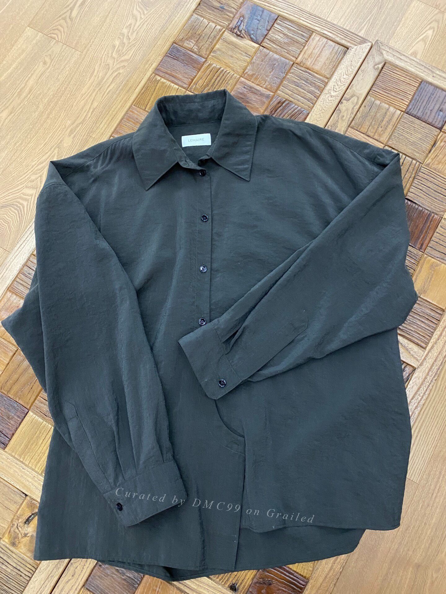 Lemaire Lemaire Asymmetric Collar Yarn Shirt Size US M / EU 48-50 / 2 - 1 Thumbnail