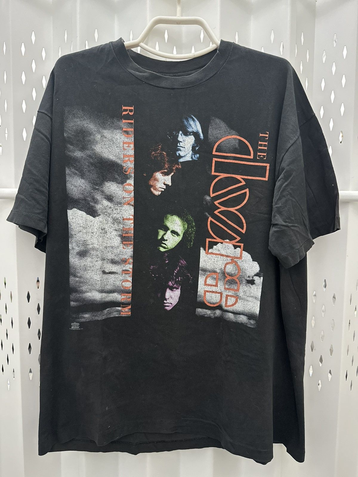 Band Tees Vintage 90’s The Doors Riders on The Storm TShirt Size US XL / EU 56 / 4 - 1 Thumbnail