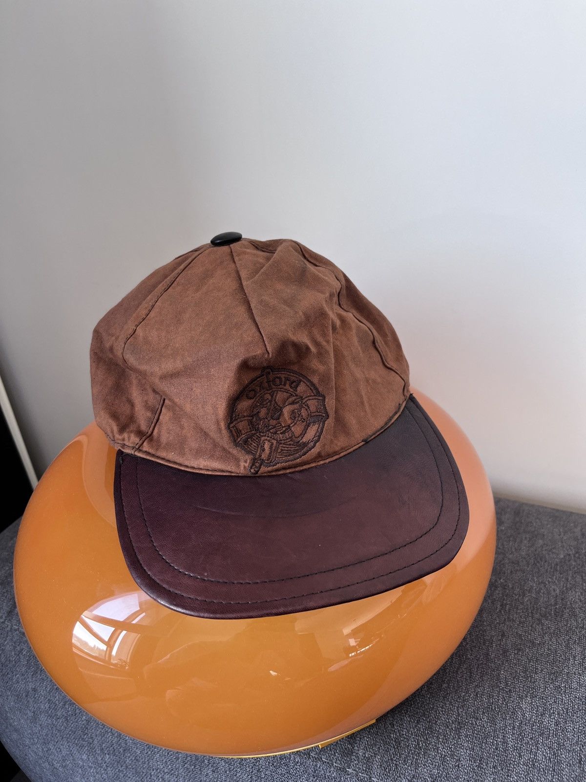 Vintage OXFORD Vintage Leather Brown Tartan Basseball Hat Cap Size ONE SIZE - 14 Thumbnail