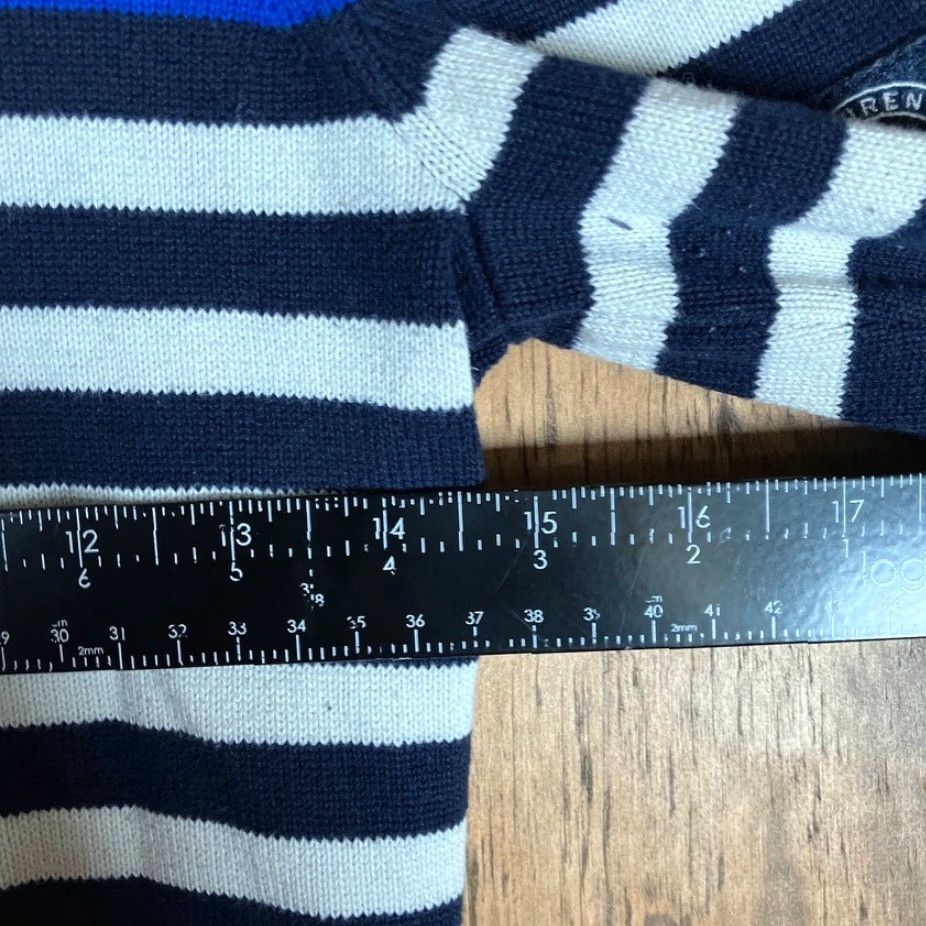 Eddie Bauer Ralph Lauren Womens Sweater Blue Multicolored Striped 1/2 Zip Long Sleeve XS Size XS / US 0-2 / IT 36-38 - 7 Thumbnail