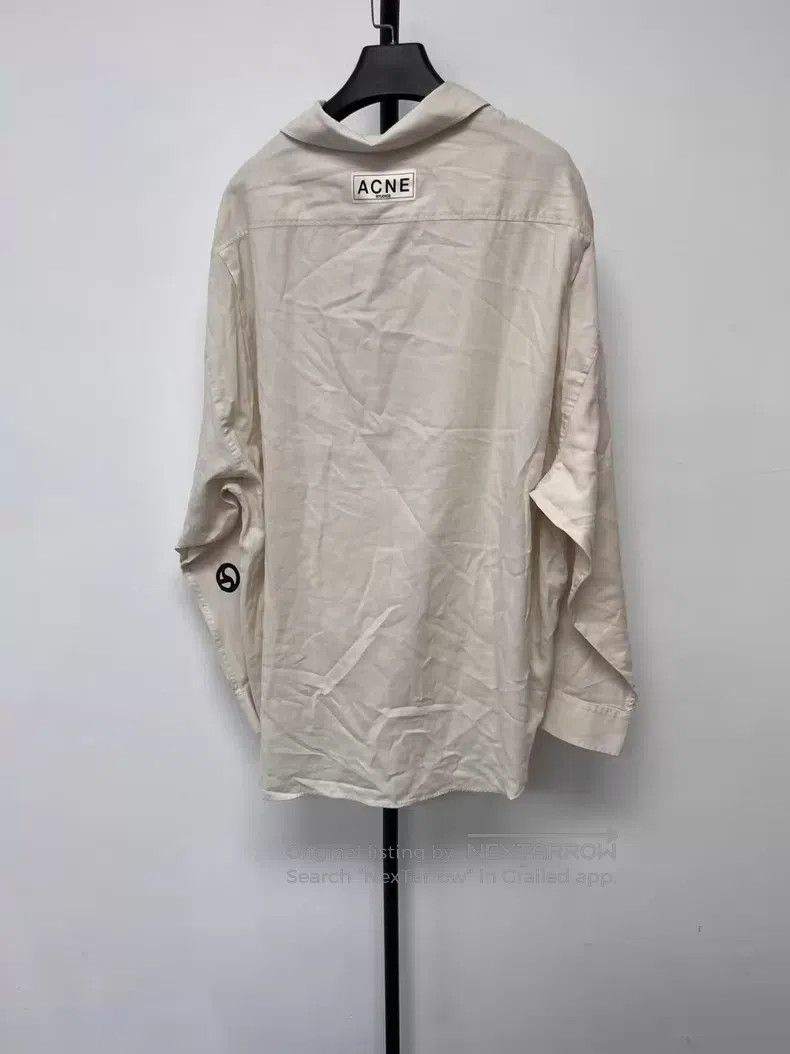 Acne Studios Acne Studios Casual loose solid color logo print long slee Size US S / EU 44-46 / 1 - 1 Thumbnail