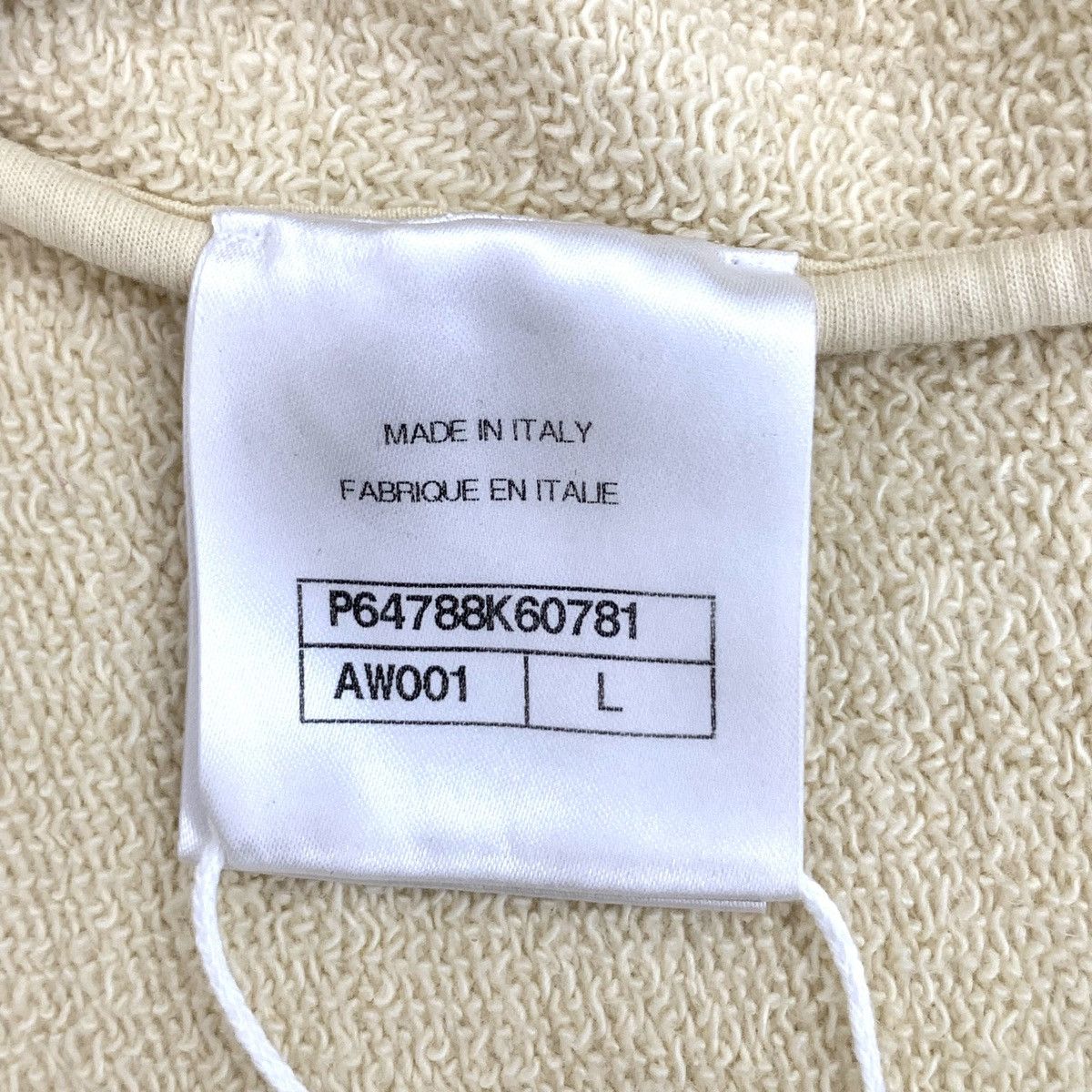Chanel Chanel Off-white Logo Letter Beaded Sweatshirt K26WX Size L / US 10 / IT 46 - 6 Thumbnail