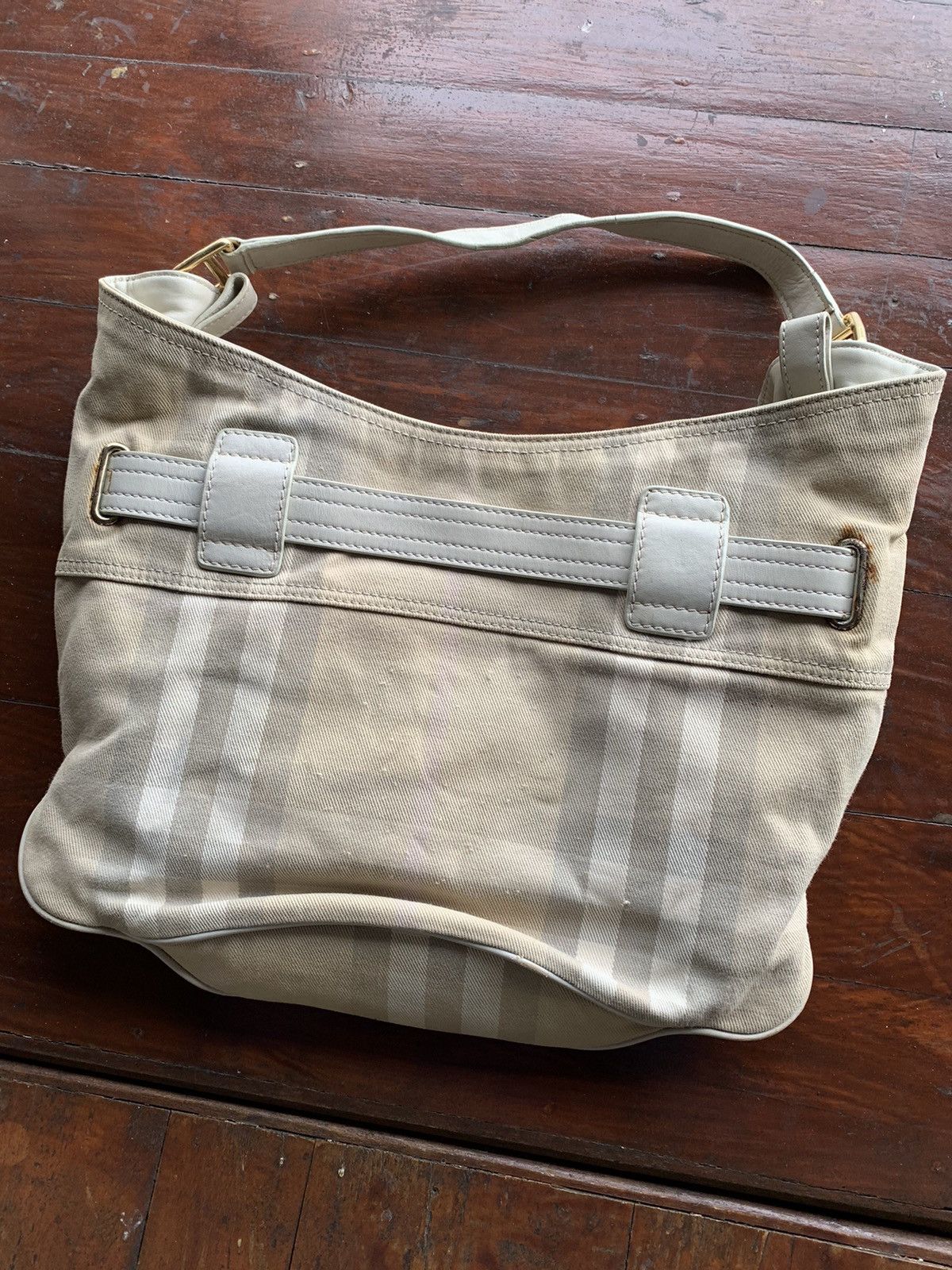 Burberry Burberry prorsum handbag leather canvas Size ONE SIZE - 2 Thumbnail