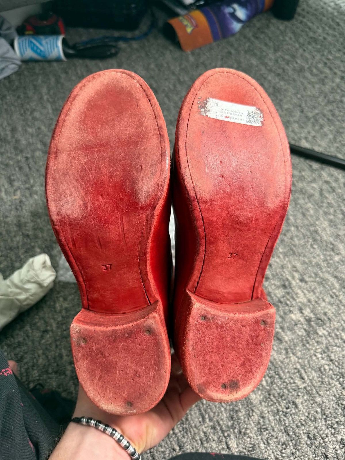 Guidi PL2 Guidi — Red Front zip Size US 5.5 / IT 35.5 - 4 Thumbnail