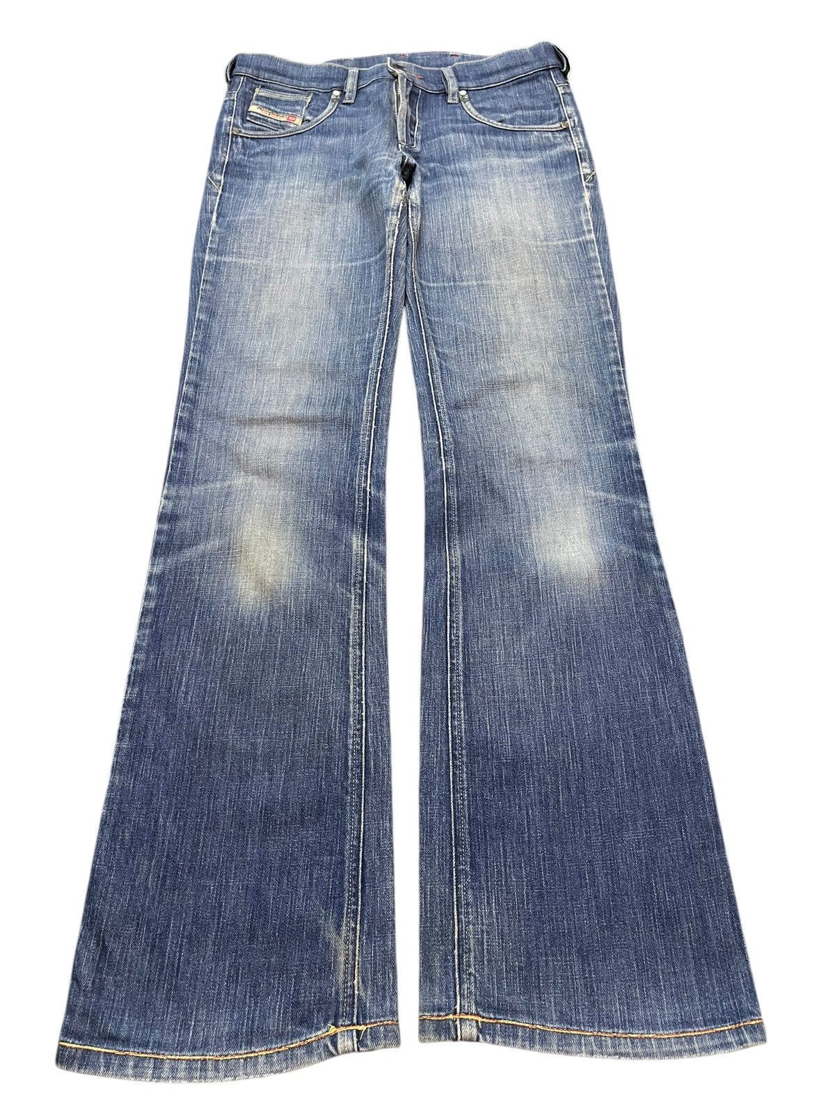 Diesel Vintage Diesel Industry Faded Wash Style Wide Leg Jeans Size US 30 / EU 46 - 1 Thumbnail