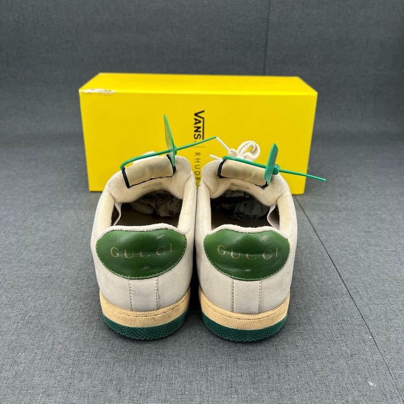 Gucci Gucci Screener Sneakers in Gray Green - Size US 10.5 / EU 43-44 - 3 Thumbnail