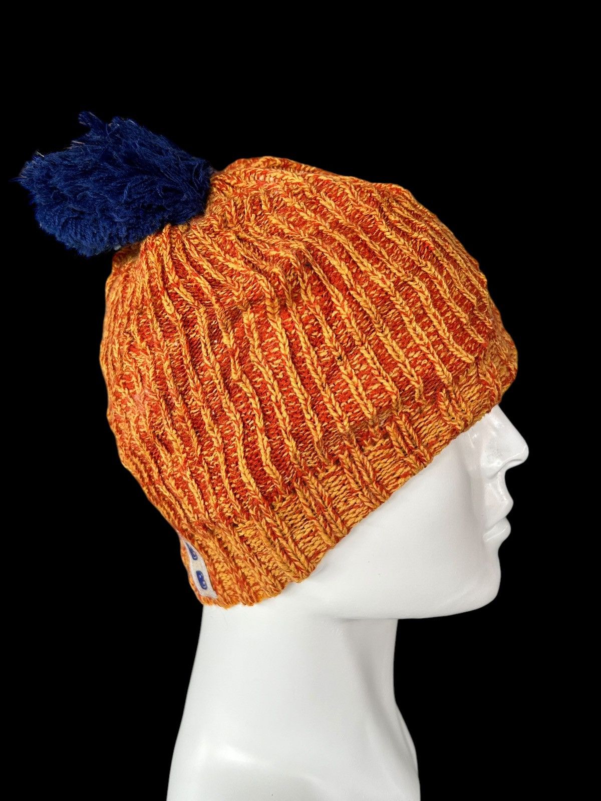 Japanese Brand × Kapital × Vintage Orange Japanese Brand knitt Beanie Hats🎌 Size ONE SIZE - 3 Thumbnail