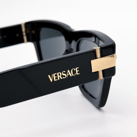 Versace NEW VERSACE MOD 4464 GB1/87 BLACK VE4464 GB187 UNISEX SUNGLA Size ONE SIZE - 7 Thumbnail