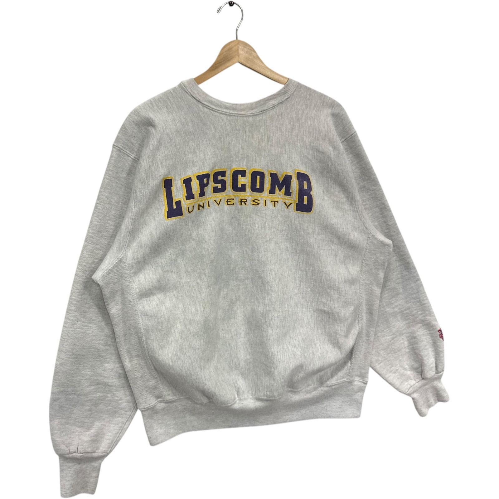Vintage Vintage Lipscomb University Spellout Crewneck 90s XL Size US XL / EU 56 / 4 - 4 Thumbnail