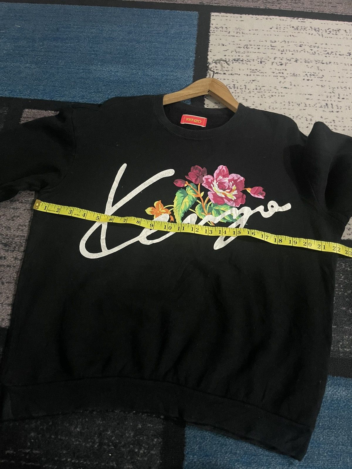 Kenzo Vintage Kenzo Floral Sweatshirt Size L / US 10 / IT 46 - 10 Thumbnail