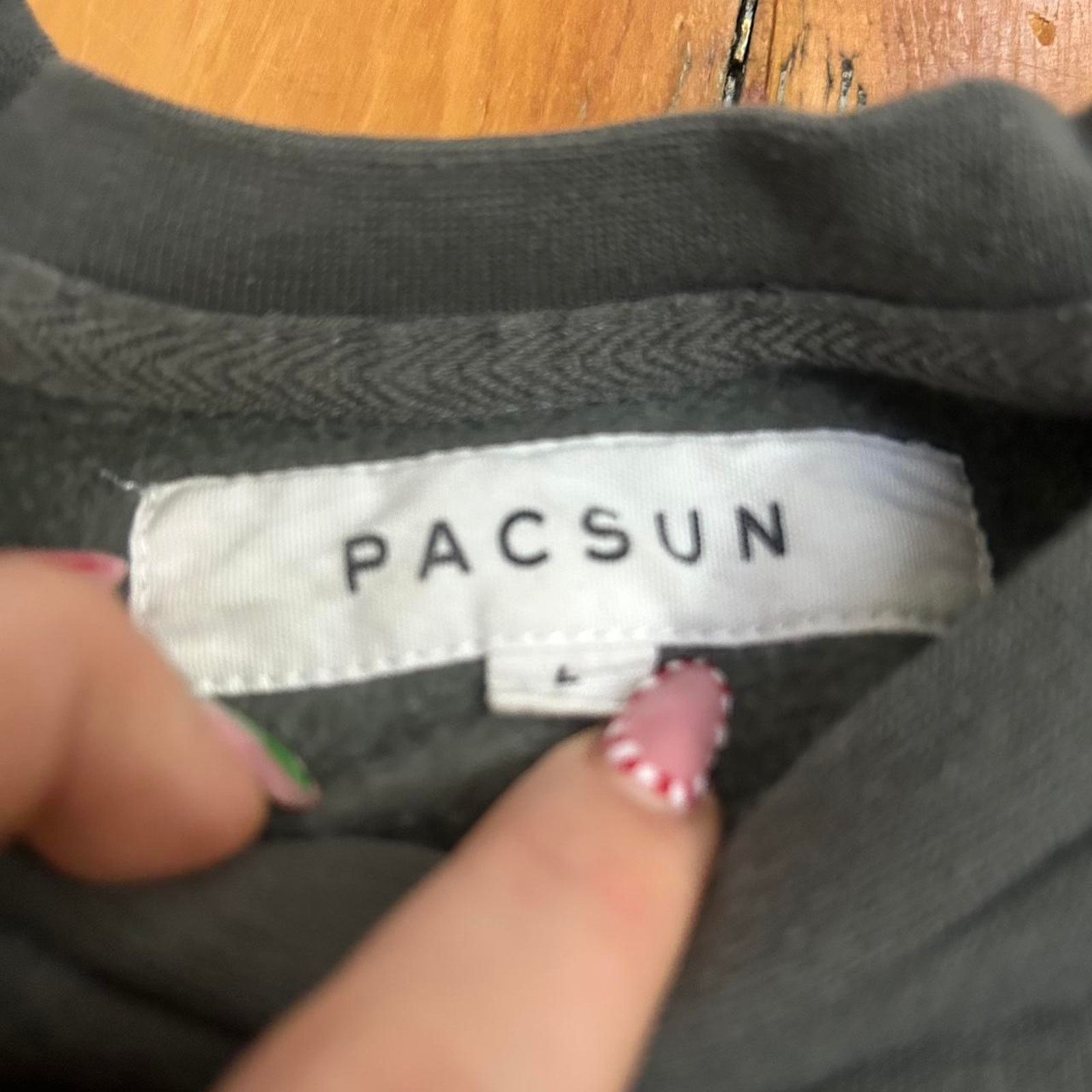 Pacsun Grey brooklyn cotton sweatshirt Size L / US 10 / IT 46 - 3 Thumbnail