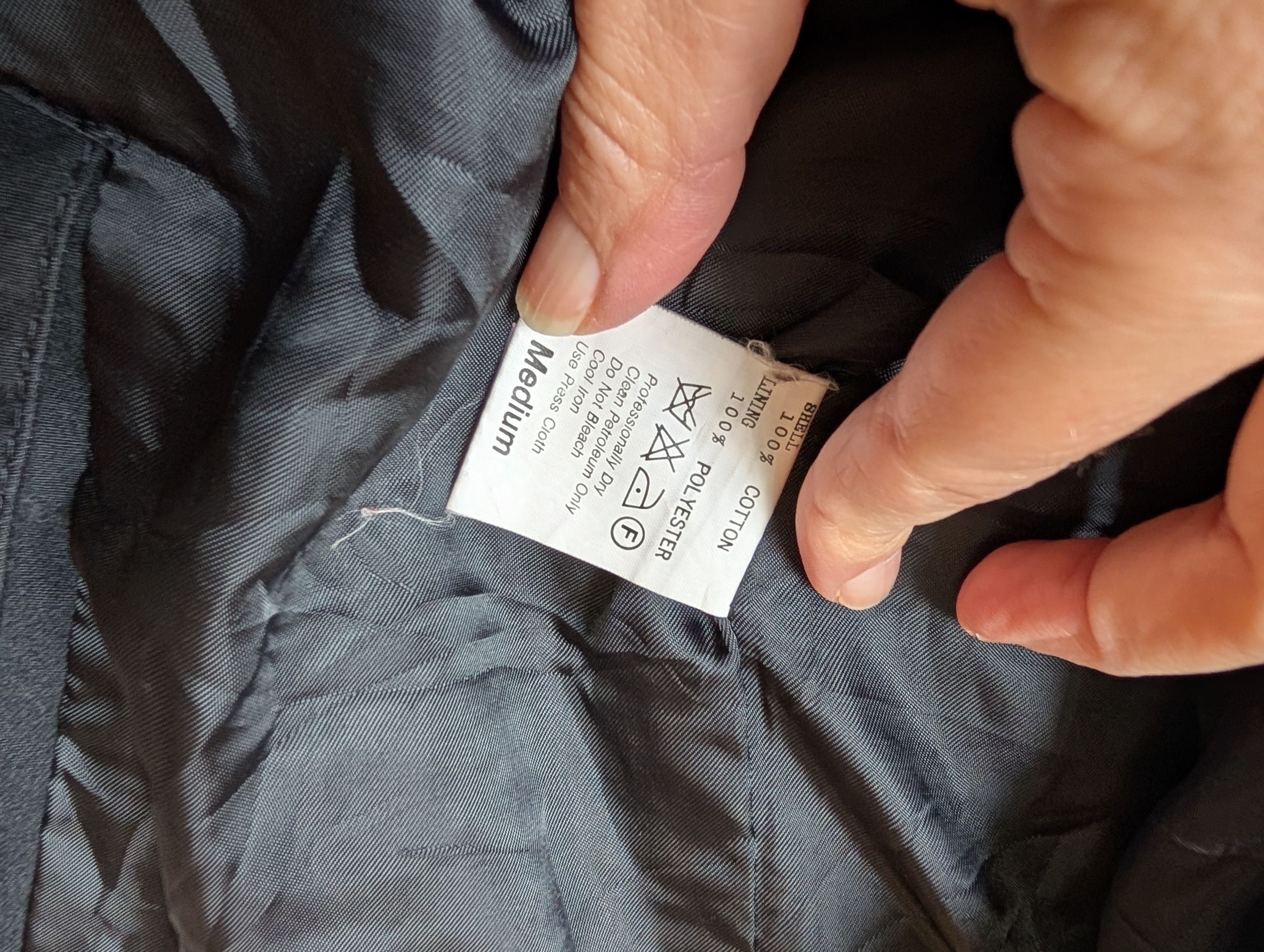 Japanese Brand Grosbec Japanese Black Cotton Blazer — Size M (fits XS-S US) Size 36S - 11 Thumbnail