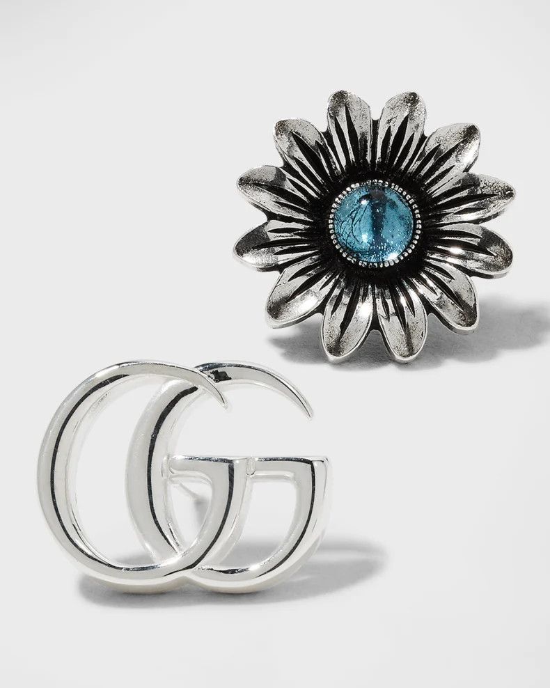 Gucci oc11z0126 Size: OS / Double G Flower Earring In Multicolor Size ONE SIZE - 1 Thumbnail