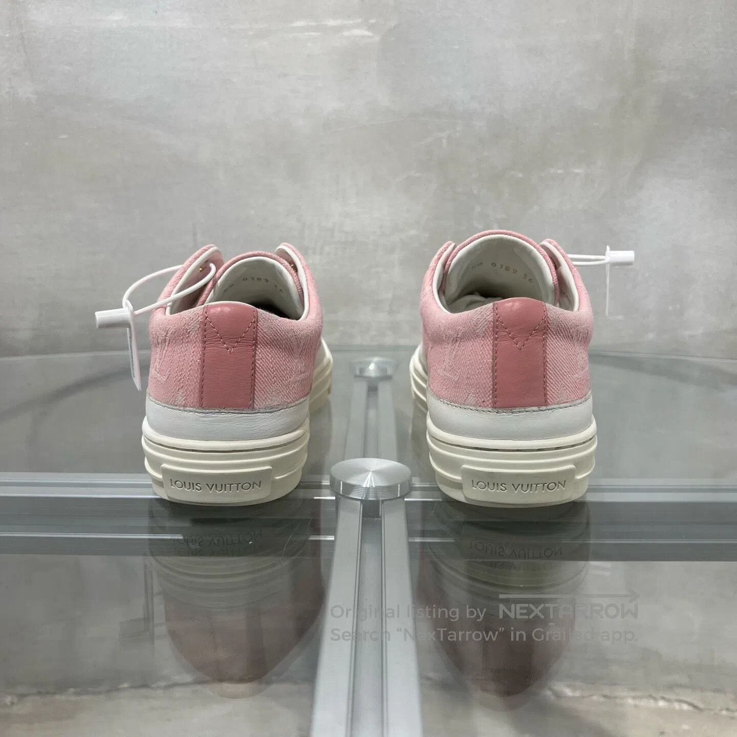 Louis Vuitton Louis Vuitton Man Yi Canvas Shoes Pink Size US 5.5 / IT 35.5 - 6 Thumbnail