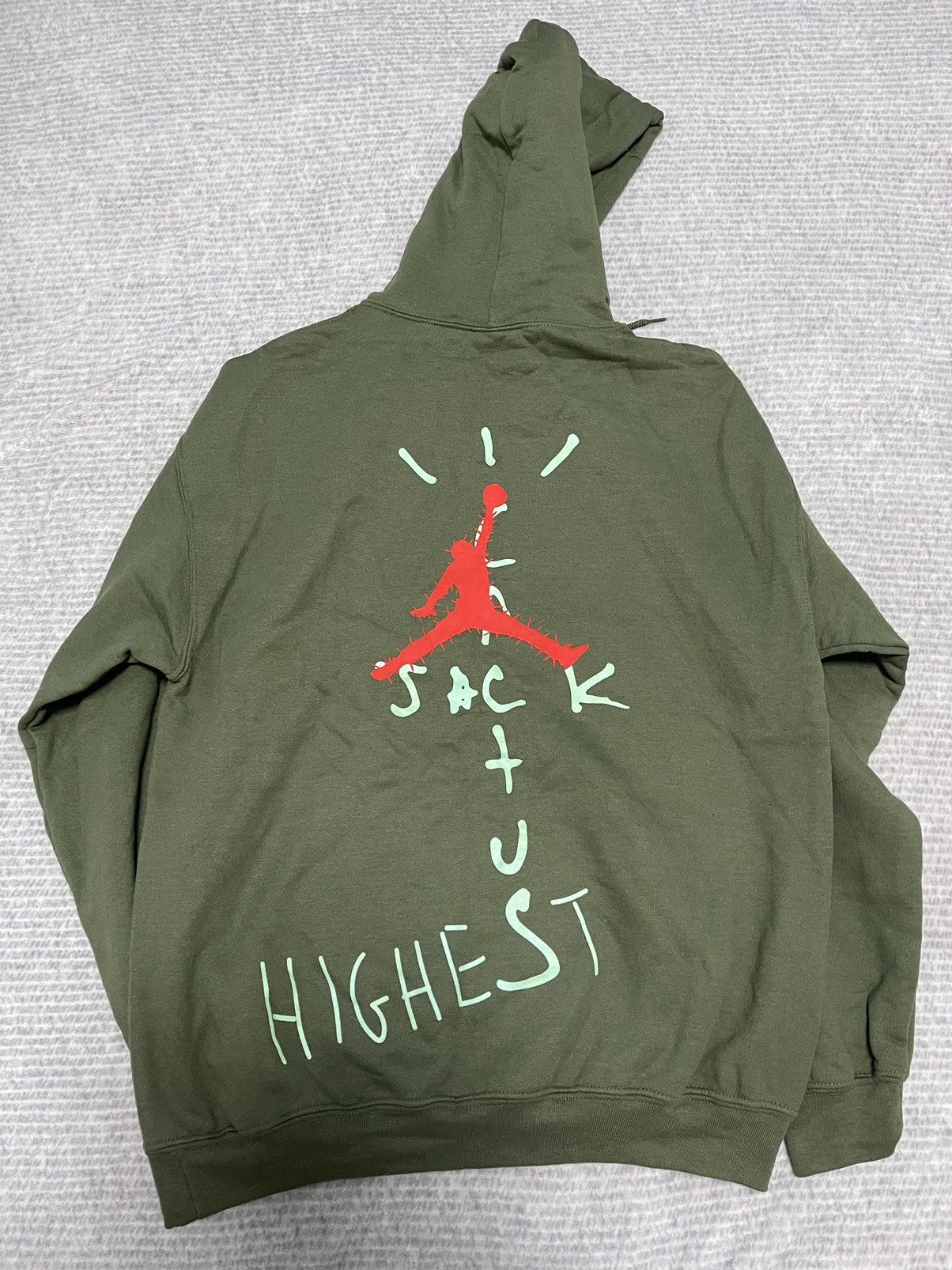 Jordan Brand × Travis Scott travis sccot Jordan cactus Jack Highest hoodie green Size US M / EU 48-50 / 2 - 2 Thumbnail