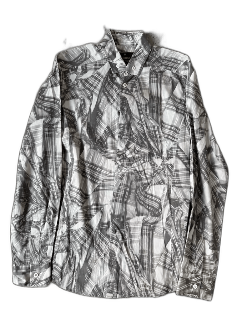 Vivienne Westwood Vivienne Westwood Irregular Print Shirt - dmc Size M / US 6-8 / IT 42-44 - 1 Thumbnail