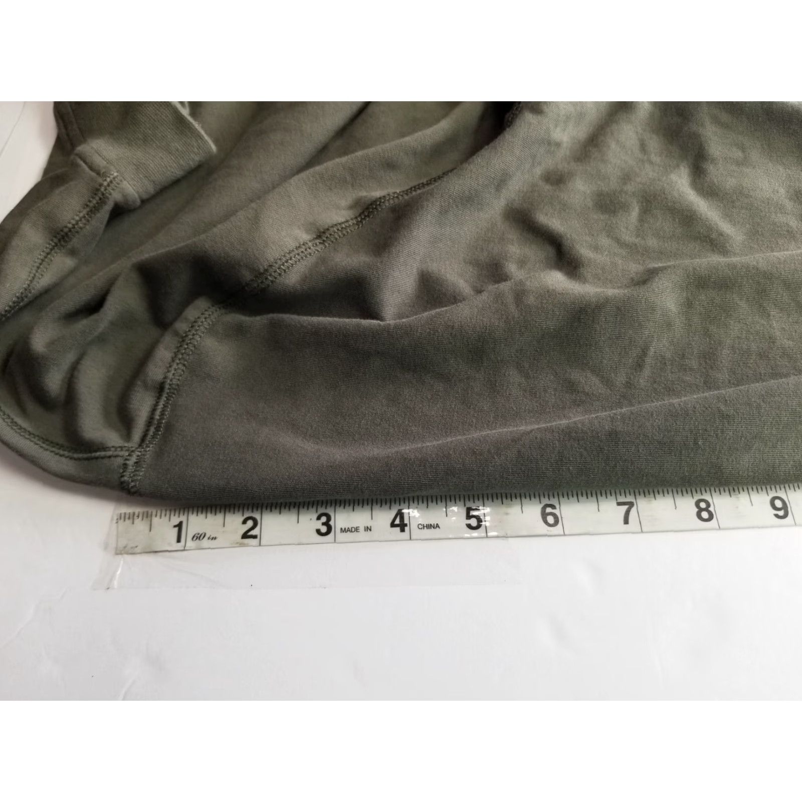 Nike Nike T-Shirt Men’s Long Sleeve Mock Neck Cotton Green XL Regular Solid 80s 90s Sports Classic Fans Shirt Size US XL / EU 56 / 4 - 7 Thumbnail
