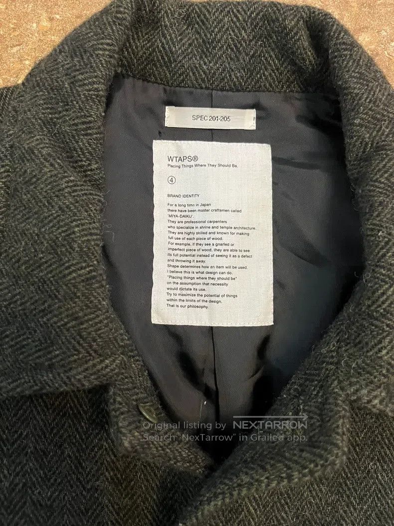 Wtaps Wtaps Dark green military jacket Size US XL / EU 56 / 4 - 3 Thumbnail