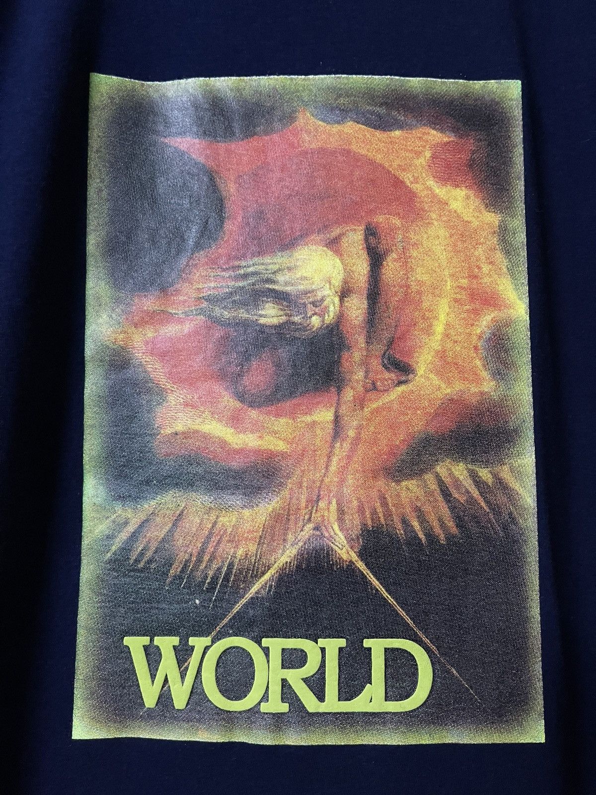 20471120 × Vintage CELESTIAL HOMME The Ancient Of Days William Blake Art Size US M / EU 48-50 / 2 - 2 Thumbnail