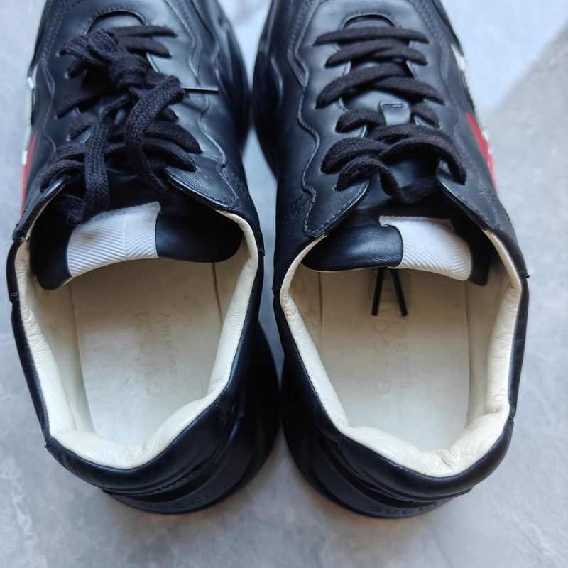Gucci Gucci Rhyton Leather Low-Top Dad Sneakers - Size US 8.5 / EU 41-42 - 4 Thumbnail