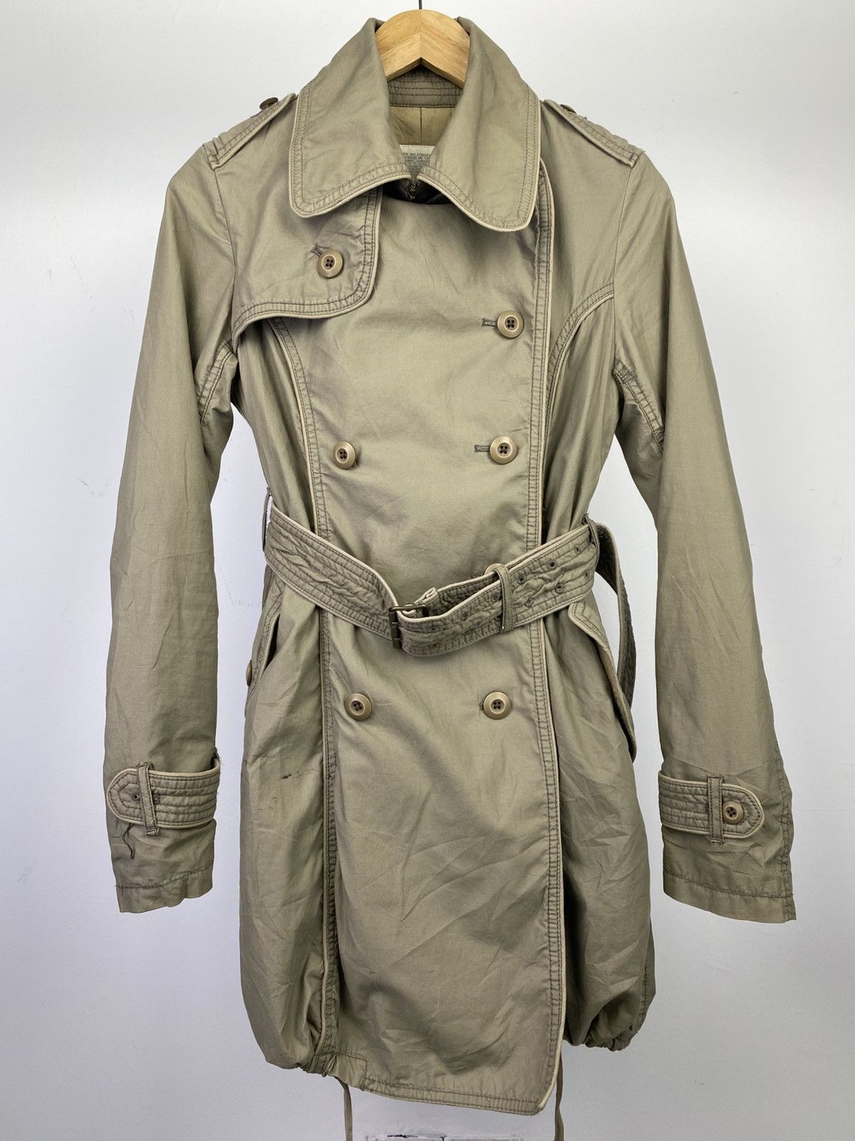 GOA 2000's GOA Double Breast Belted Half Trench Coat Size M / US 6-8 / IT 42-44 - 2 Thumbnail