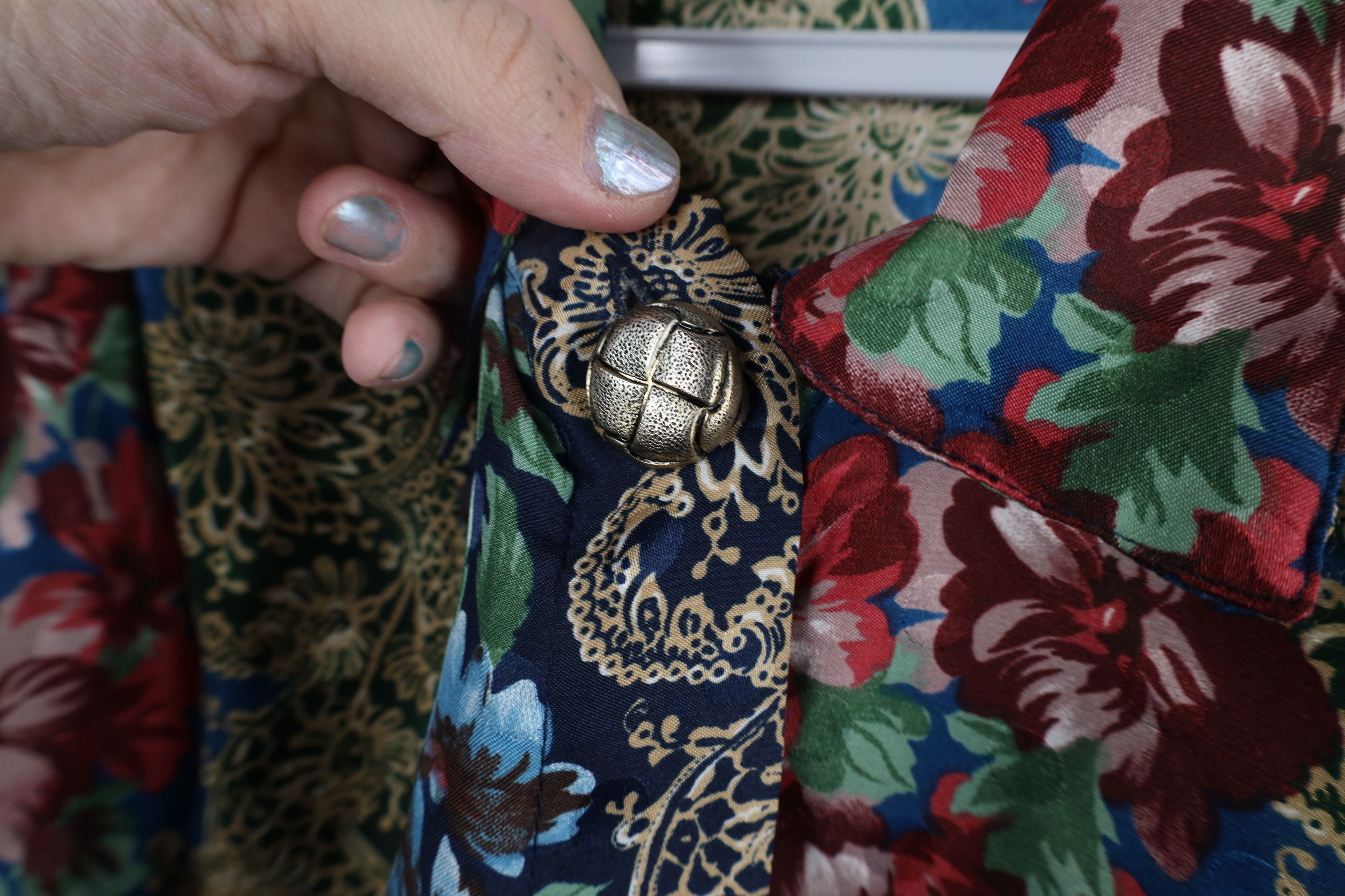 Vintage Vintage 90s Streetwear All Over Print Button Shirt USA Size L / US 10 / IT 46 - 6 Thumbnail